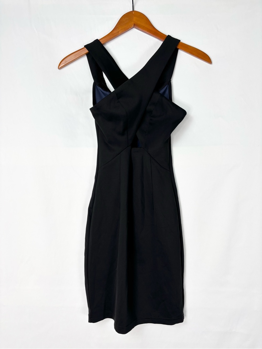 Maurie and Eve Criss Cross Mini Dress Black Size XS‎ Bodycon
